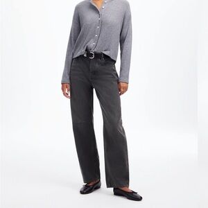 Madewell The Darted Barrel-Leg Jean